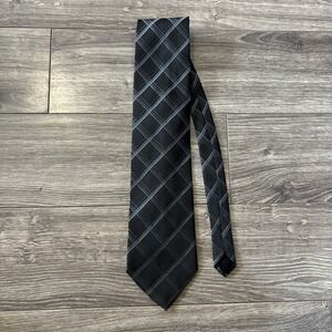Marc Olivier Mod Mens Tie Geometric Necktie Black Vintage Canadian Designer